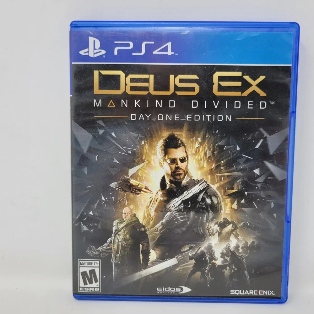 Deus Ex Mankind Divided Day One Edition Sony PlayStation 4 PS4 Action RPG Game
